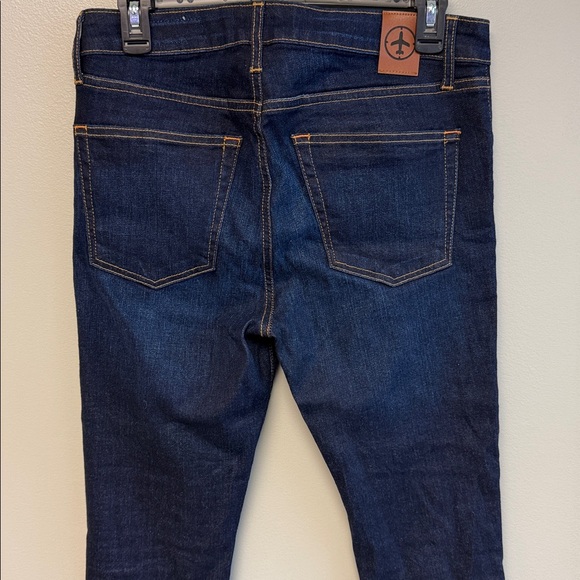 Aviator Dark Wash Skinny Jeans Size 29 Stretch Denim 27 Inseam - Picture 6 of 8